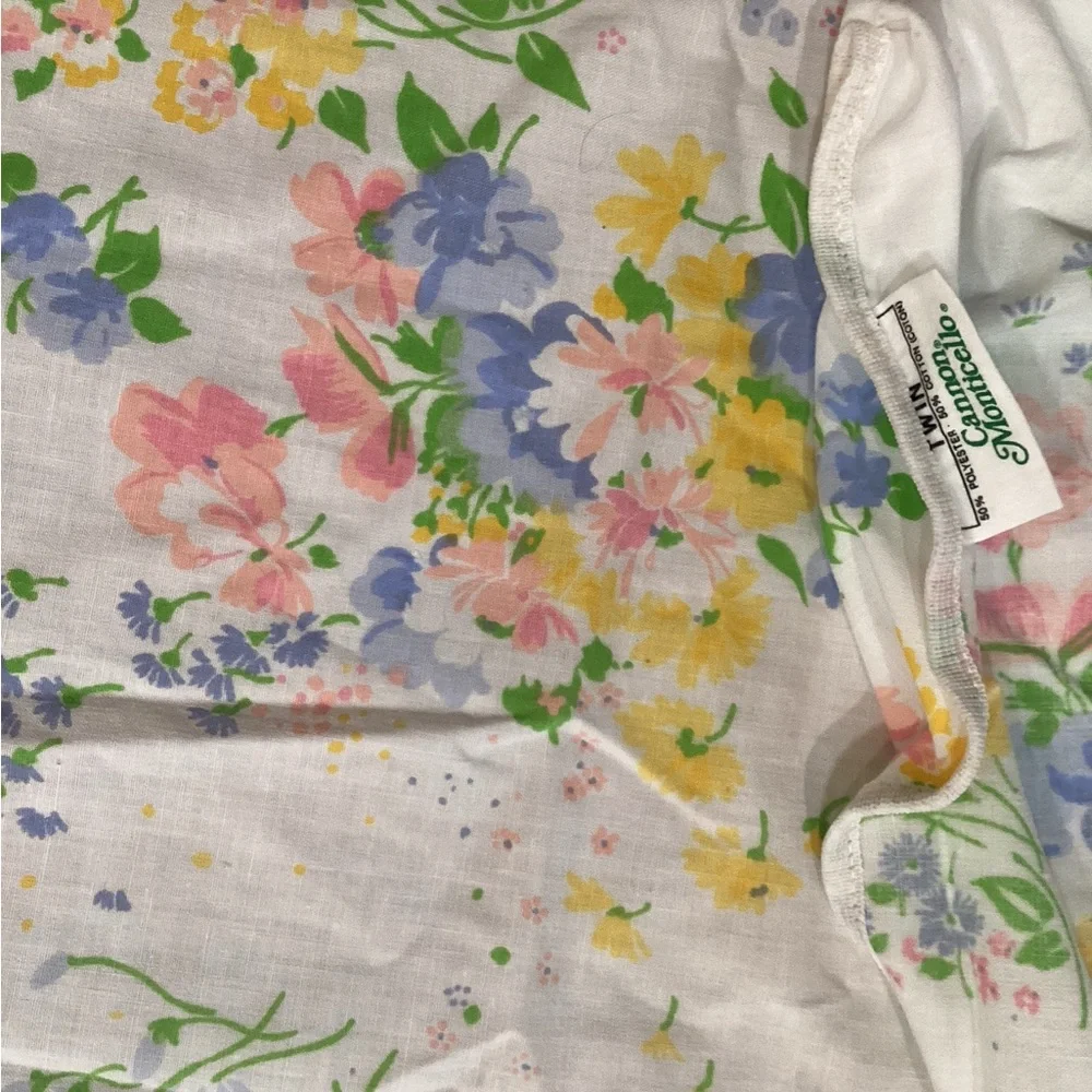 Vintage Cannon Twin Fitted Sheet